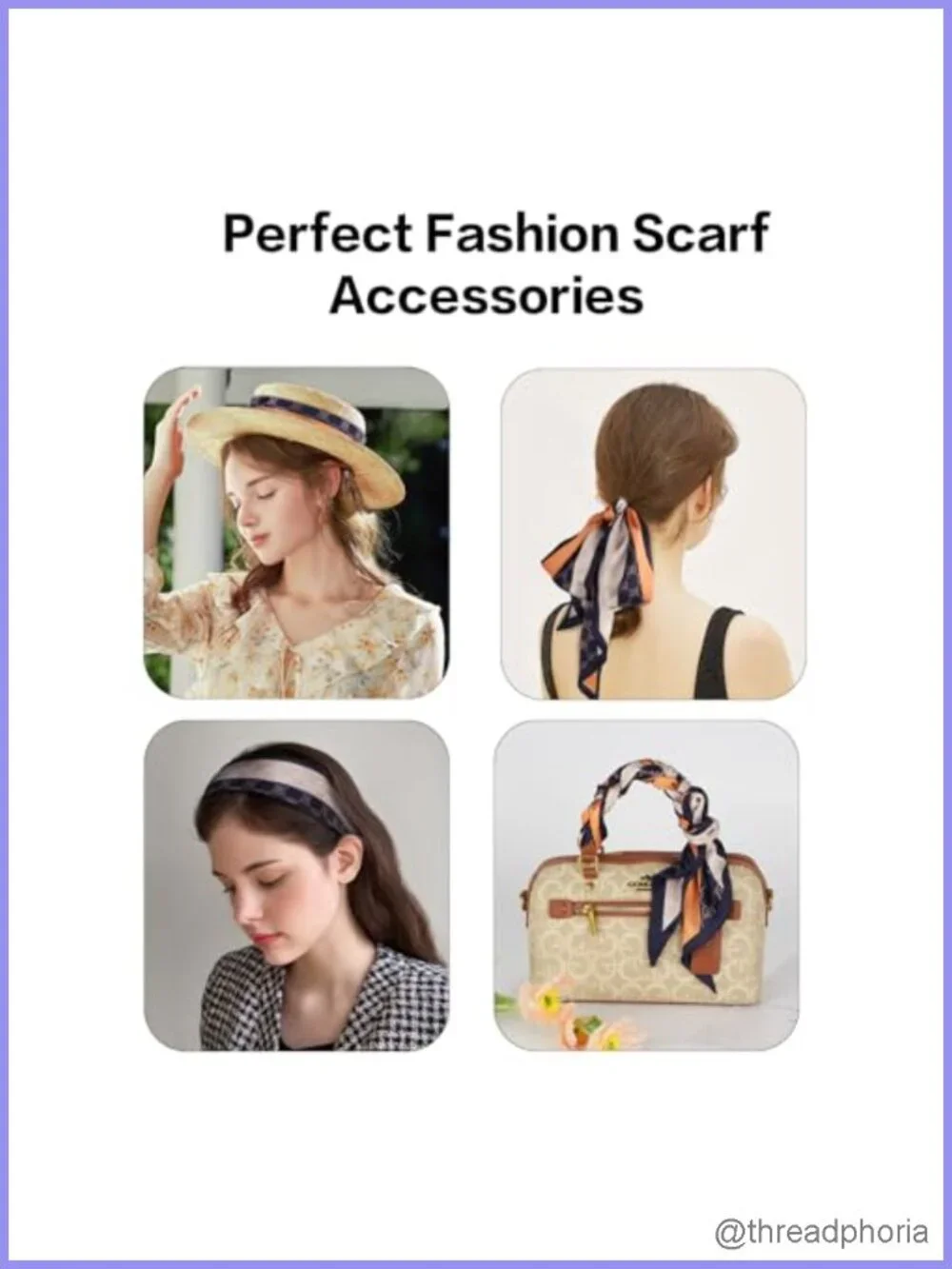 Silk Like Satin Head Scarf Square Neck Scarf for Hair Bags